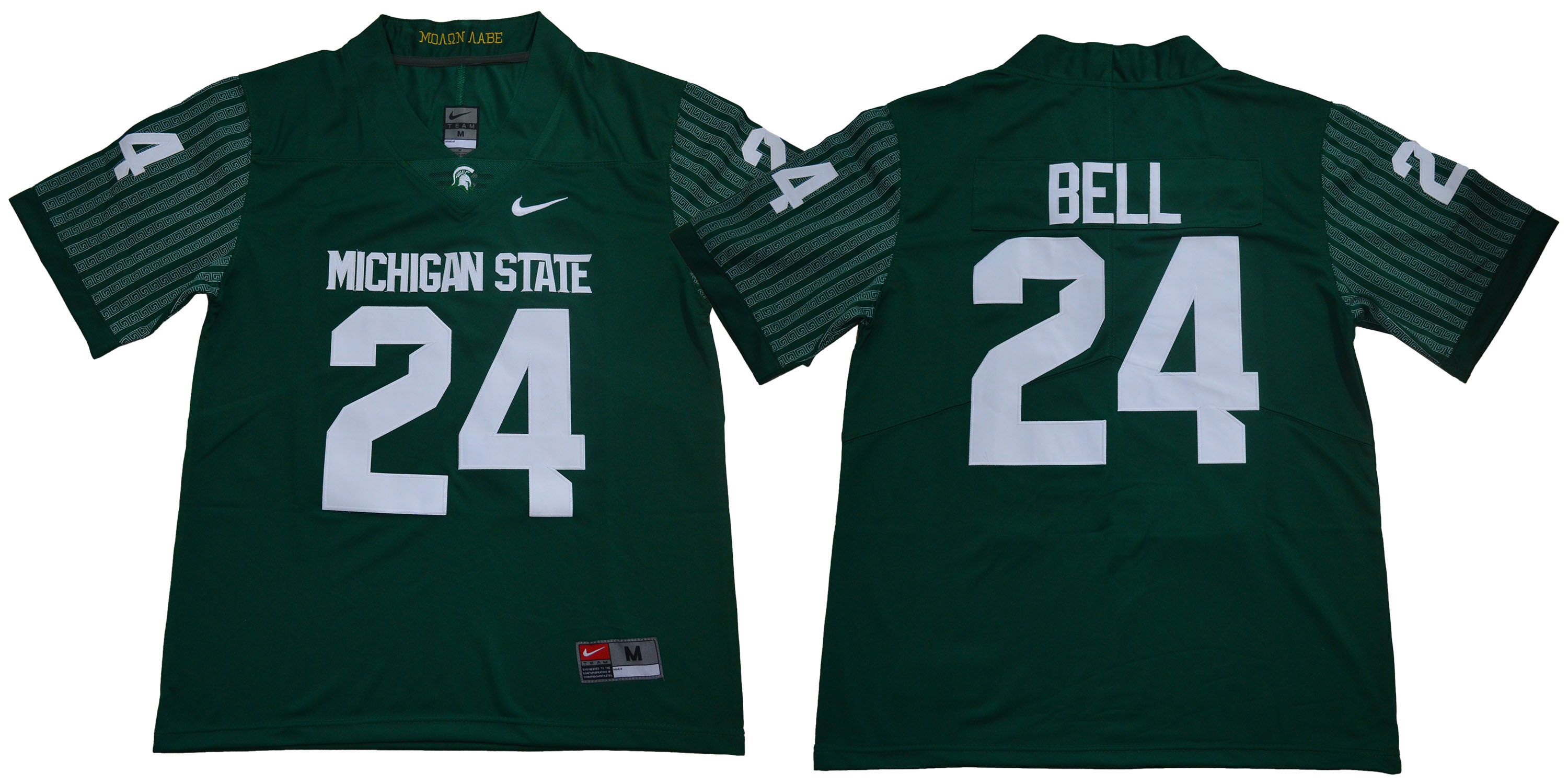 Men Michigan State Spartans #24 Bell Green Nike NCAA Jerseys->boston celtics->NBA Jersey